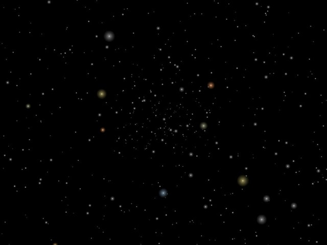 NGC 188 - рассеянное скопление звёзд. Описание NGC 188:, Рассеянное скопление в созвездии Цефей