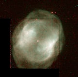 NGC 3195 - планетарная туманность. Описание NGC 3195:, Планетарная туманность в созвездии Хамелеон
