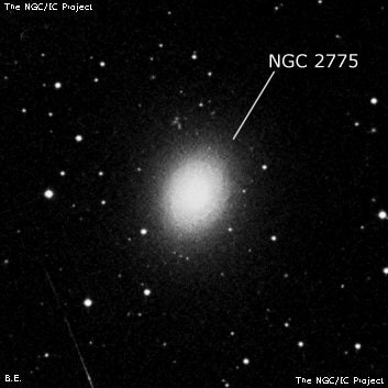 NGC 2775 - галактика. Описание NGC 2775:, Галактика в созвездии Рак
