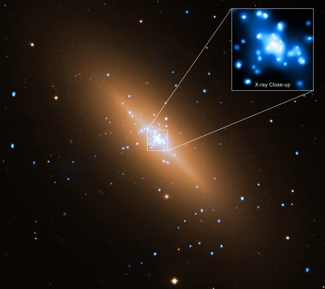 NGC 3115 - галактика. Описание NGC 3115:, Галактика в созвездии Секстант