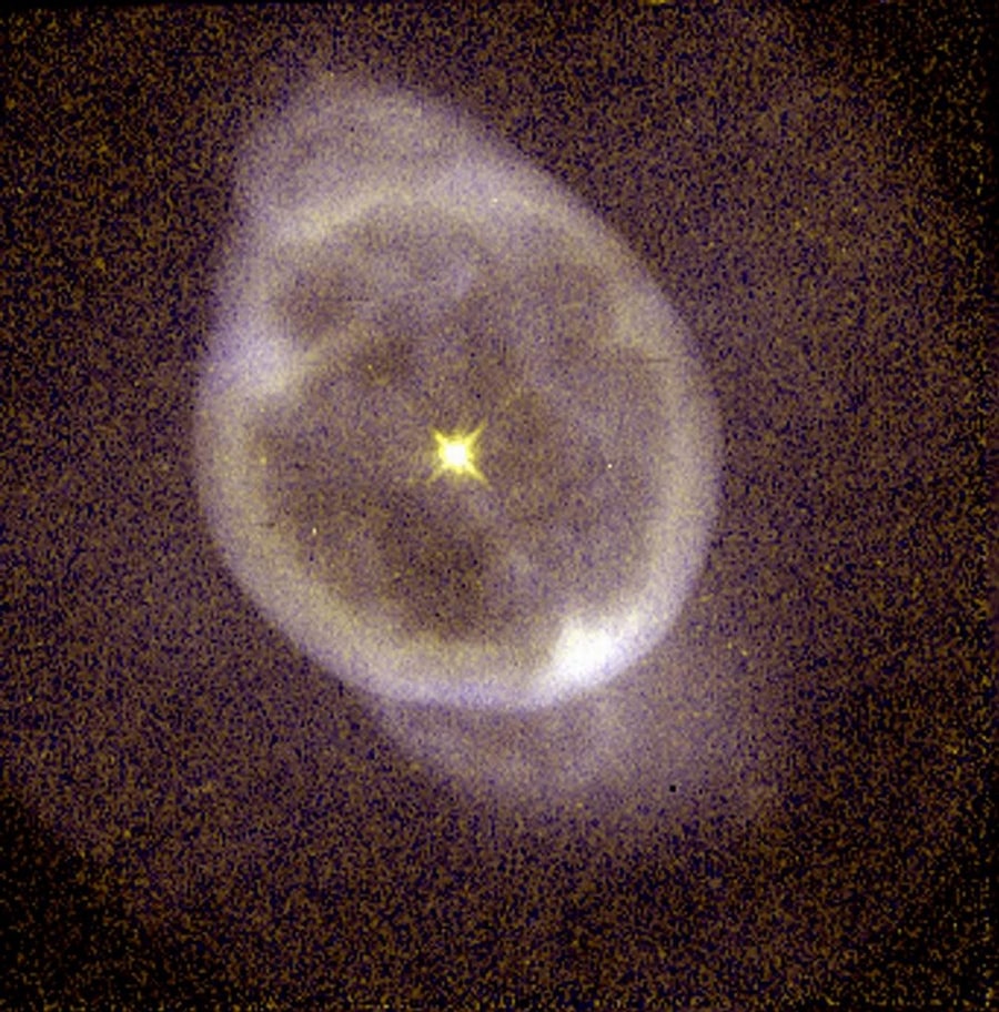 NGC 3242 - планетарная туманность. Описание NGC 3242:, Планетарная туманность в созвездии Гидра