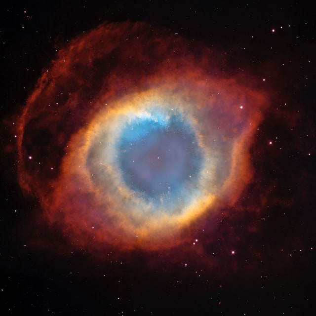 NGC 7293 - планетарная туманность. Описание NGC 7293:, Планетарная туманность в созвездии Водолей