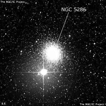 NGC 5286 - шаровое скопление звёзд. Описание NGC 5286:, Шаровое скопление в созвездии Центавр