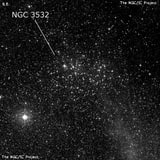NGC 3532 - рассеянное скопление звёзд. Описание NGC 3532:, Рассеянное скопление в созвездии Киль