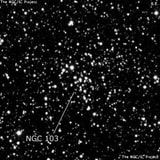 NGC 103 - рассеянное скопление звёзд. Описание NGC 103:, Рассеянное скопление в созвездии Кассиопея
