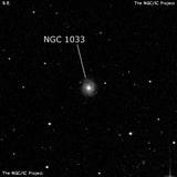 NGC 1033 - спиральная галактика. Описание NGC 1033:, Галактика в созвездии Кит