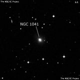 NGC 1041 - галактика. Описание NGC 1041:, Галактика в созвездии Кит