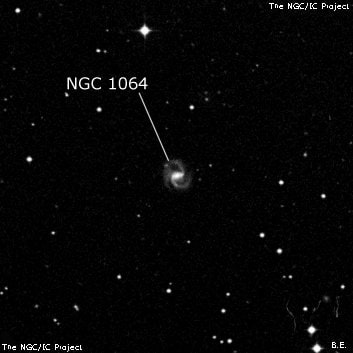 NGC 1064 - спиральная галактика. Описание NGC 1064:, Галактика в созвездии Кит