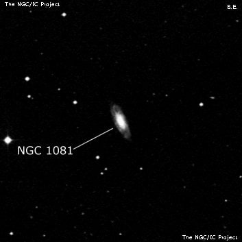 NGC 1081 - спиральная галактика. Описание NGC 1081:, Галактика в созвездии Эридан