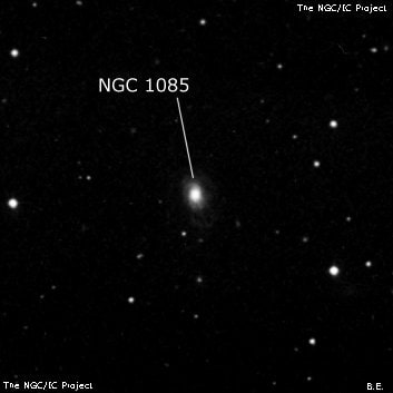 NGC 1085 - галактика. Описание NGC 1085:, Галактика в созвездии Кит