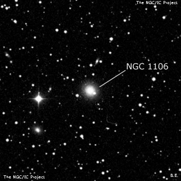 NGC 1106 - линзовидная галактика. Описание NGC 1106:, Галактика в созвездии Персей