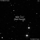 NGC 111 - по указанным Генри Дрейером координатам, объект повторно не найден; . Описание NGC 111:, Объект глубокого космоса в созвездии Кит