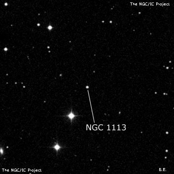 NGC 1113 - одиночная звезда. Описание NGC 1113:, Двойная звезда в созвездии Овен