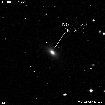 NGC 1120 - галактика. Описание NGC 1120:, Галактика в созвездии Эридан