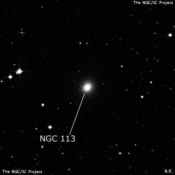 NGC 113 - галактика. Описание NGC 113:, Галактика в созвездии Кит
