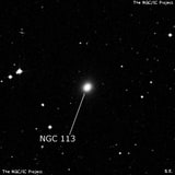 NGC 113 - галактика. Описание NGC 113:, Галактика в созвездии Кит