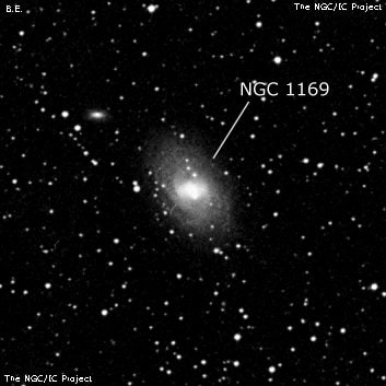 NGC 1169 - спиральная галактика с баром. Описание NGC 1169:, Галактика в созвездии Персей