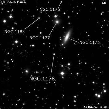 NGC 1178 - одиночная звезда. Описание NGC 1178:, Двойная звезда в созвездии Персей
