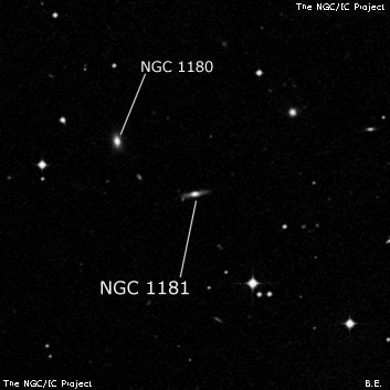NGC 1181 - спиральная галактика. Описание NGC 1181:, Галактика в созвездии Эридан