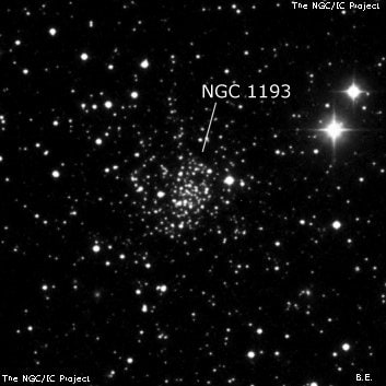 NGC 1193 - рассеянное скопление звёзд. Описание NGC 1193:, Рассеянное скопление в созвездии Персей