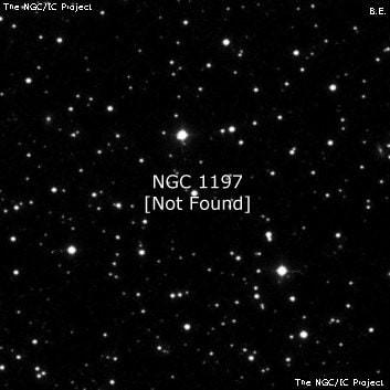 NGC 1197 - по указанным Генри Дрейером координатам, объект повторно не найден; . Описание NGC 1197:, Объект глубокого космоса в созвездии Персей