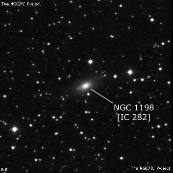 NGC 1198 - галактика. Описание NGC 1198:, Галактика в созвездии Персей