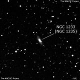 NGC 1233 - спиральная галактика. Описание NGC 1233:, Объект глубокого космоса в созвездии Персей