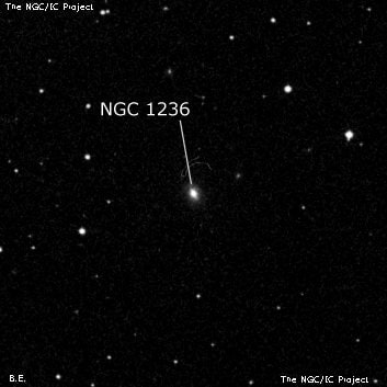 NGC 1236 - спиральная галактика. Описание NGC 1236:, Галактика в созвездии Овен