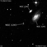 NGC 1243 - две звезды. Описание NGC 1243:, Двойная звезда в созвездии Эридан