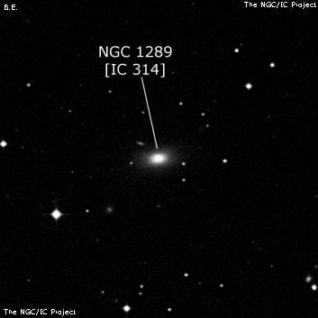 NGC 1289 - спиральная галактика с баром. Описание NGC 1289:, Галактика в созвездии Эридан