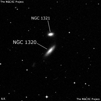 NGC 1320 - спиральная галактика. Описание NGC 1320:, Галактика в созвездии Эридан