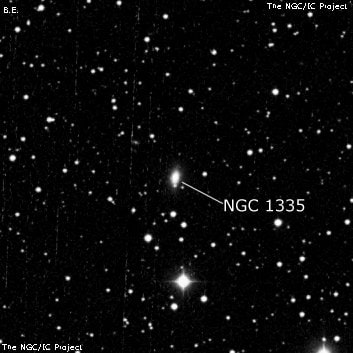 NGC 1335 - галактика. Описание NGC 1335:, Галактика в созвездии Персей