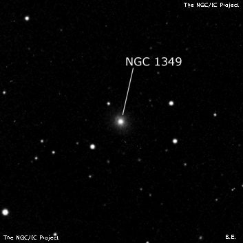 NGC 1349 - линзовидная галактика. Описание NGC 1349:, Галактика в созвездии Телец