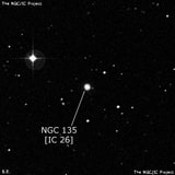 NGC 135 - спиральная галактика. Описание NGC 135:, Галактика в созвездии Кит