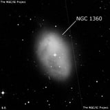 NGC 1360 - планетарная туманность. Описание NGC 1360:, Планетарная туманность в созвездии Печь