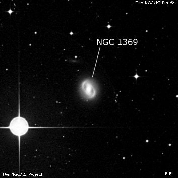 NGC 1369 - спиральная галактика с баром. Описание NGC 1369:, Галактика в созвездии Эридан