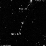 NGC 139 - спиральная галактика с баром. Описание NGC 139:, Галактика в созвездии Рыбы