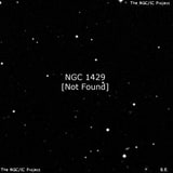 NGC 1429 - по указанным Генри Дрейером координатам, объект повторно не найден; . Описание NGC 1429:, Объект глубокого космоса в созвездии Эридан