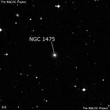 NGC 1475 - эллиптическая галактика. Описание NGC 1475:, Галактика в созвездии Эридан