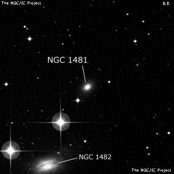 NGC 1481 - галактика. Описание NGC 1481:, Галактика в созвездии Эридан