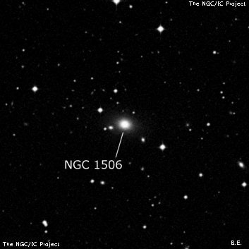 NGC 1506 - галактика. Описание NGC 1506:, Галактика в созвездии Золотая Рыба