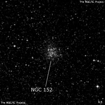 NGC 152 - рассеянное скопление звёзд. Описание NGC 152:, Рассеянное скопление в созвездии Тукан