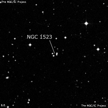 NGC 1523 - четыре звезды. Описание NGC 1523:, Объект глубокого космоса в созвездии Золотая Рыба