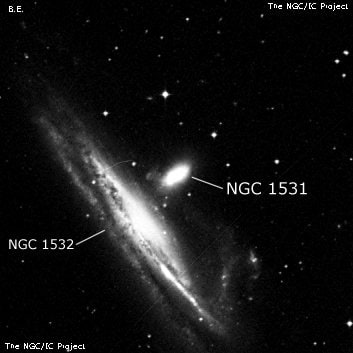 NGC 1531 - галактика. Описание NGC 1531:, Галактика в созвездии Эридан