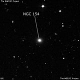 NGC 154 - галактика. Описание NGC 154:, Галактика в созвездии Кит