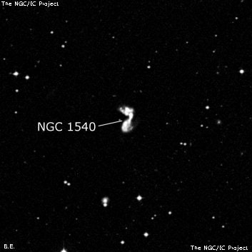 NGC 1540 - галактика. Описание NGC 1540:, Галактика в созвездии Эридан