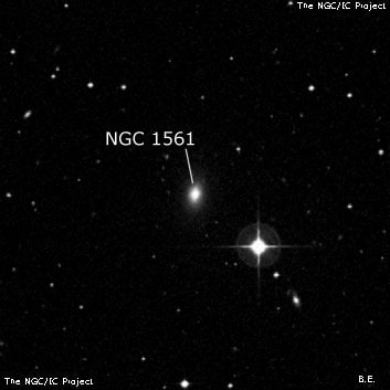 NGC 1561 - галактика. Описание NGC 1561:, Галактика в созвездии Эридан