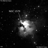NGC 1579 - туманность. Описание NGC 1579:, Комплекс туманностей в созвездии Персей