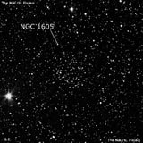 NGC 1605 - рассеянное скопление звёзд. Описание NGC 1605:, Рассеянное скопление в созвездии Персей