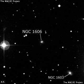 NGC 1606 - спиральная галактика с баром. Описание NGC 1606:, Галактика в созвездии Эридан